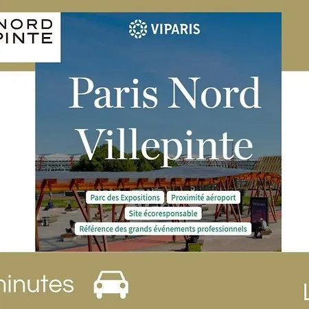 Apartamento Atypical Cdg / Paris / Parc Expo / Astérix